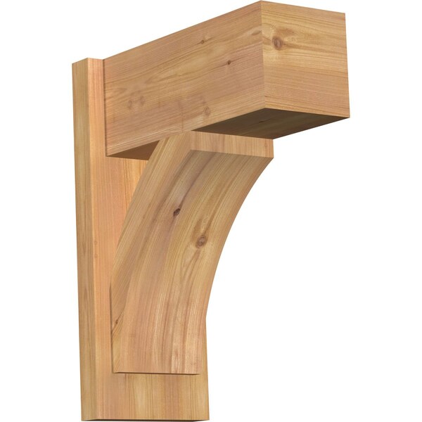 Ekena Millwork Thorton Block Smooth Outlooker, Western Red Cedar, 7 1/2"W x 16"D x 20"H OUT08X16X20THR05SWR - main